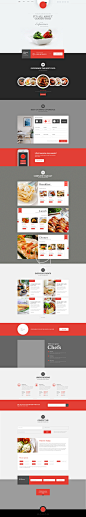 餐饮网站PSD原稿，购买后提供PSD网页#UI#界面#PSD#购买<原图>之后请留下邮箱 #排版#