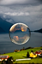 收录唯美图片：泡泡里的美丽世界，祥和而无畏。