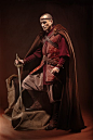 medieval costume with leather jacket www.vertugadins.com www.unjourdansletemps.com: