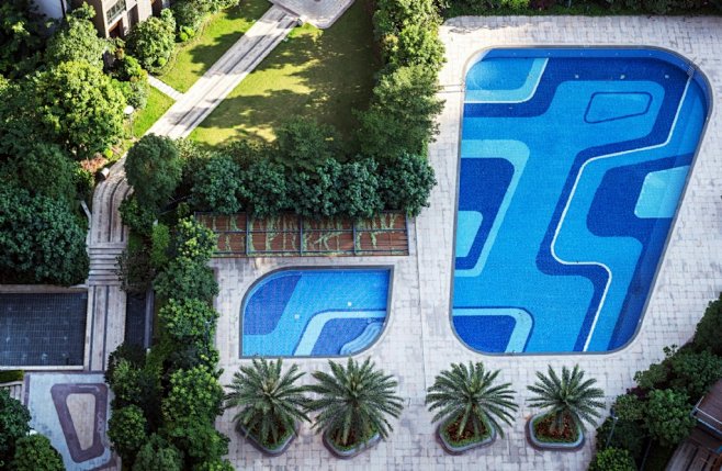 住宅景观游泳池