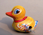 稀铁城-发条铁皮玩具出口经典怀旧收藏品--TF816漂亮小鸭