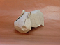 Cartoon Hippo by José Herrera by Origami Jacobo, via Flickr