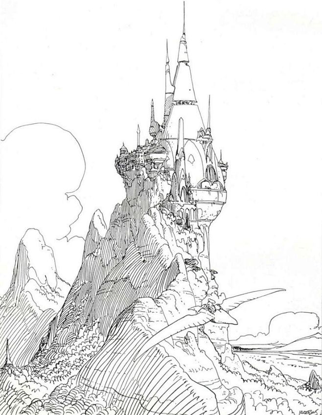 Moebius #comics #ill...