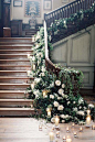 婚礼灵感: 19个超美的楼梯装饰