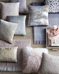 Michael Aram Dip Dye Curly Sheepskin Pillow, 18Sq.  and Matching Items