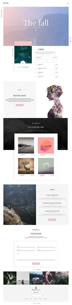 born - psd template ...