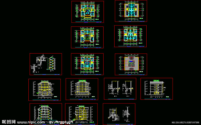 CAD DWG 图纸 平面图 素材 装修...