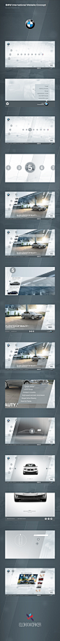 BMW International Website Concept by 罐头 - UEhtml设计师交流平台 网页设计 界面设计