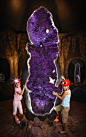 世界上最大的紫晶洞 - 乌拉圭'的'慈禧