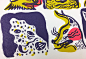 Monsters : Three-color silkscreen prints, size 18"x15"