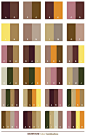 Color Schemes | Brown tone color schemes, color combinations, color palettes for print ...: 