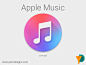 【新提醒】apple music扁平化风格的图标设计-UI设计网uisheji.com -