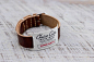 Leather Watch Band NATO Hardware Horween Leather by choicecuts