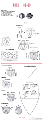 #教程##服装制作#【和风布袋----和服配件】纸样及制作