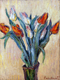 莫奈的静物花卉油画作品欣赏
