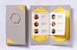 menu for cafe Miel designed by studio fnt, Korea