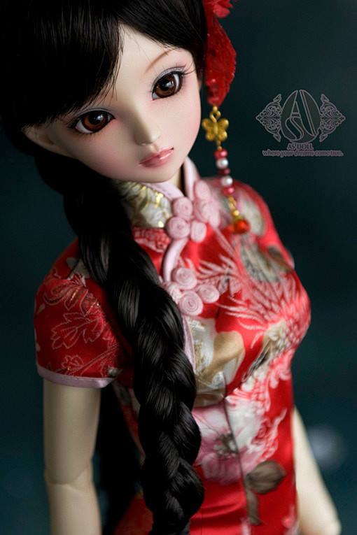 Doll、中国娃娃、旗袍、可爱、sd、B...
