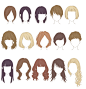 文章-【50种女性发型参考】 | 半次元-ACG同人创作&同好社群