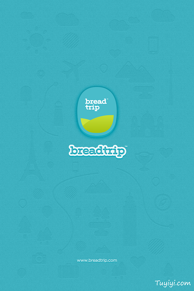 面包旅行启动页APP UI设计
