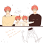 【搬运】#mysticmessenger##707#
Cr：7tasse
Tumblr：O网页链接
 
授权见评论

这是我最喜欢的707画师