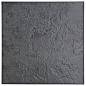 Cirque Black Stone Effect Ceramic Floor Tile, Pack of 9, (L)333mm (W)333mm | Departments | DIY at B&Q