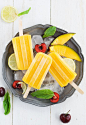 Mango popsicles