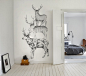 Three Deers Wallpaper by Linn Warme