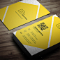 21+ Yellow Business Cards - Free Printable PSD, EPS, Word, PDF Format Download! | Free & Premium Templates : Yellow is one of the color element used to make an attraction and look professional and elegant when presenting something. As for business car