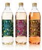 WONDERFULL Waitrose Sparkling Juice Packaging by Darren Whittington.  Love the little popping juice bubbles.