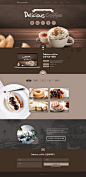 西餐厅美食介绍PSD网页模板Web template#tiw382a0103 :  