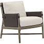 McGuire Furniture: Bercut Lounge Chair: A-115: 