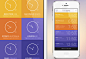 Time Zone App Concept by GraphicBurger