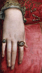 Agnolo Bronzino - Eleonora di Toledo (detail)