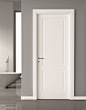 simple 2 panel interior door. with a modern styled home I think either a 2 panel door or a flush door looks best, though in a pinch there are some great 5 - 6 panel doors that could work as well. but for me it's always best to keep it simple.: 