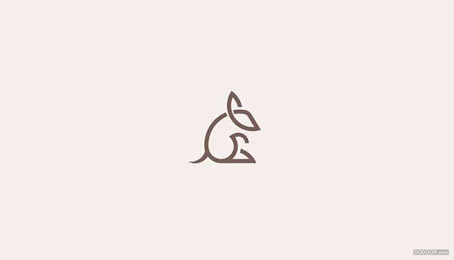 小老鼠简笔画logo设计-你好LOGO ...