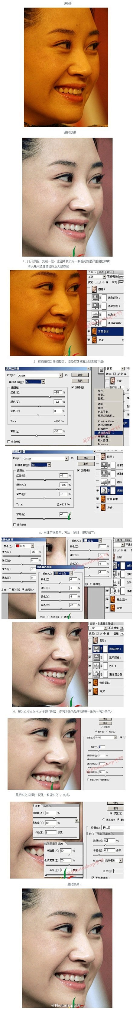 给大家分享一组实用的Photoshop后...