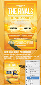 The Finals Basketball Promo Flyer - Sports Events