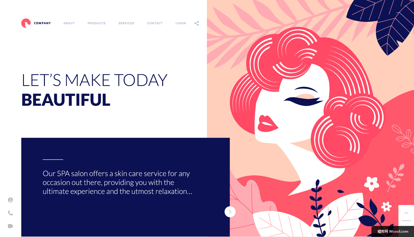 扁平化 女孩 美女 矢量插画 网页 海报 清心美女人物插画插画绘画 清心美女人物插画插画绘画