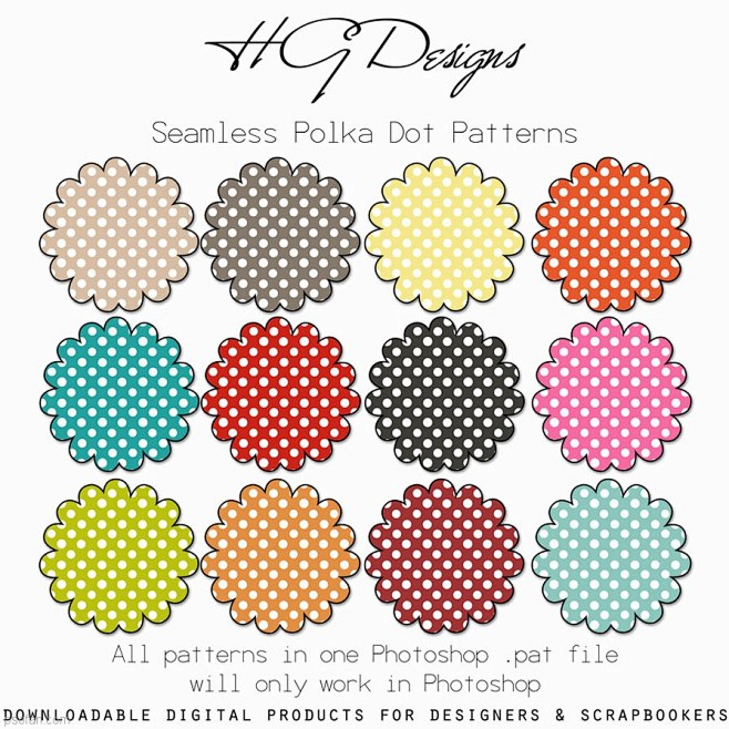 seamless polka dot p...