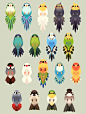 #鳥 Bird Tail Collection - ErA的插画
