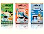 Illustrated sleeves for Zoéga's Coffee