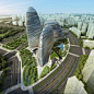 Wangjing Soho by Zaha Hadid