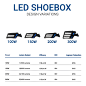 Hyperikon LED Shoebox Pole Light, 150W (450W HID/HPS Replacement), 5700K, 18, 000 lumen, Direct Wiring AC 100-277V, Street Parking Lot Lights, Free Photocell Included, IP65, UL & DLC - - Amazon.com