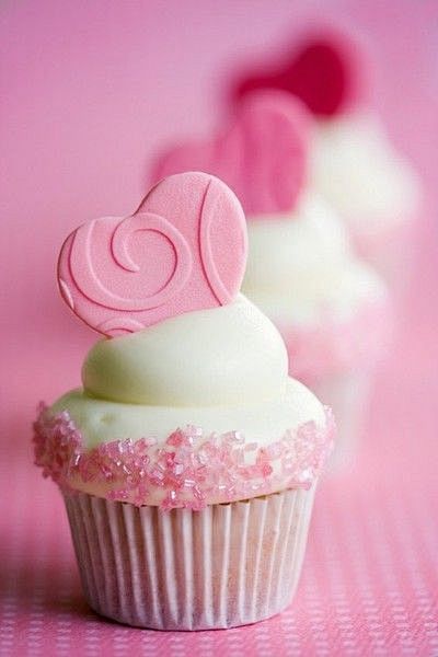 Pink cupcakes ♡ 杯子蛋糕...