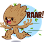 Guardians of the Galaxy Vol2: Facebook Stickers on Behance