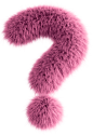 Pink 3D Fluffy Symbol Question