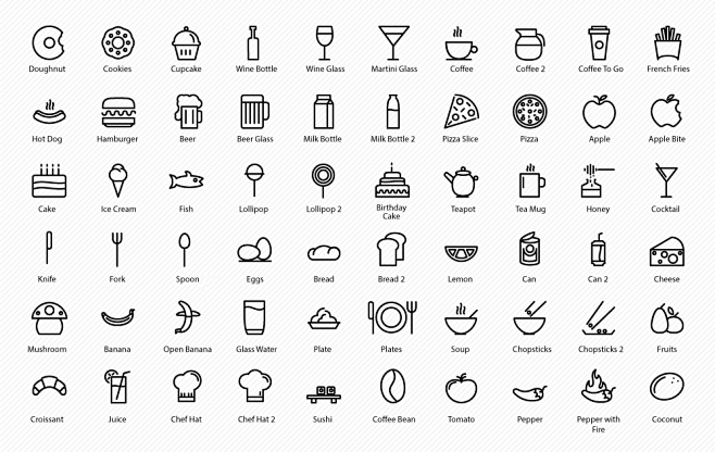 Vector icons Pack Fo...