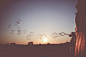Sunset Bubbles Free Image Download