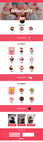 sugartaste蛋糕品牌网站——产品展示（原创）