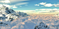 Mountains Clouds Nature Twitter Cover & Twitter Background | TwitrCovers